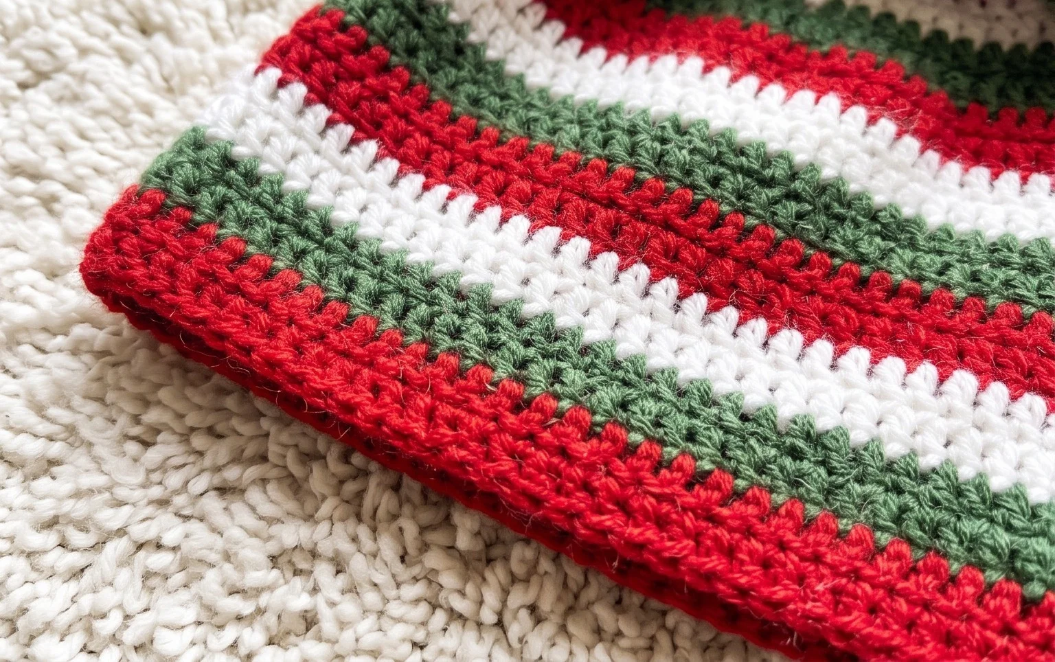 Easy Striped Elf Hat in 6 Sizes: Free Crochet Pattern