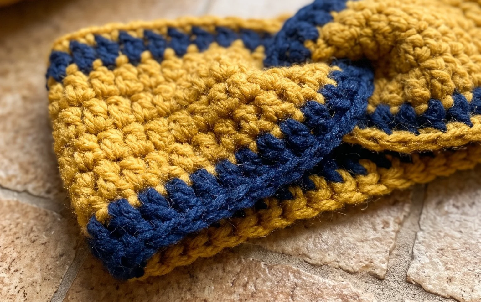 Simple Crochet Ear Warmer Free Pattern for Beginners - Maria's Blue Crayon