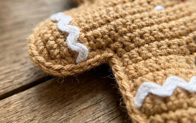 Gingerbread Man Ornament Free Crochet Patterns - DIY Magazine